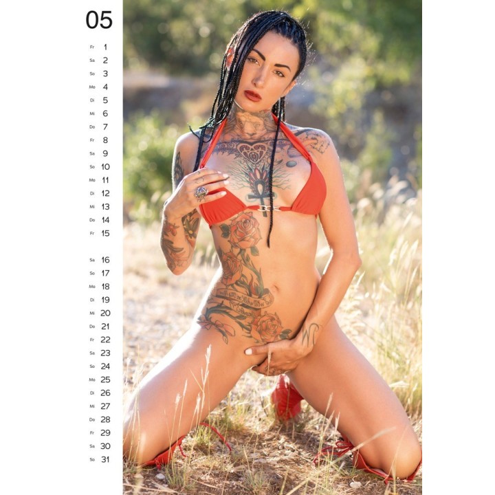 Calendrier 2026 Pin-up tattoo girls