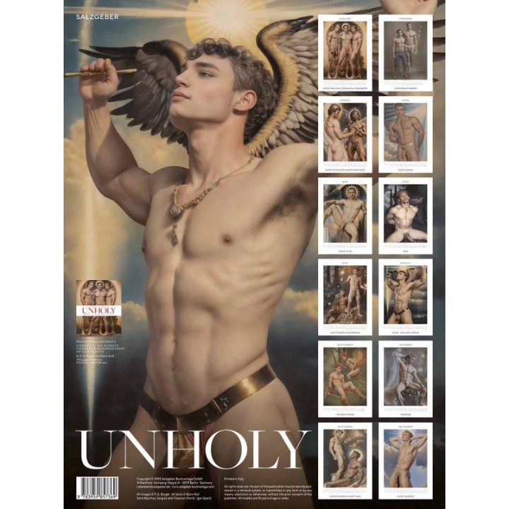 Calendrier 2026 F.G. Borghi Björn Koll : Unholy