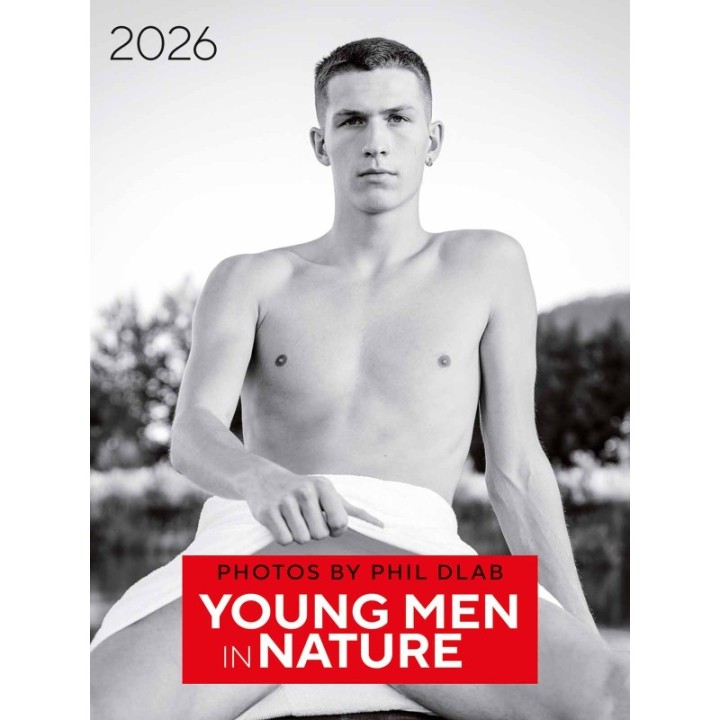 Calendrier 2026 Young men in nature Phil Dlab