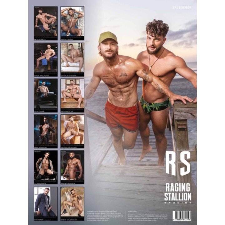 Calendrier 2026 The men of Raging Stallion