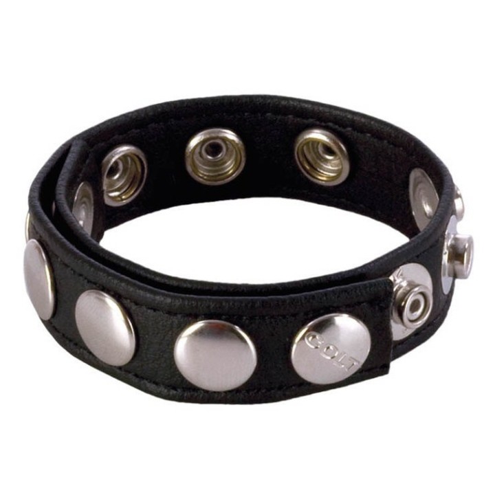 Anneau en cuir pour le sexe 8 Pressions