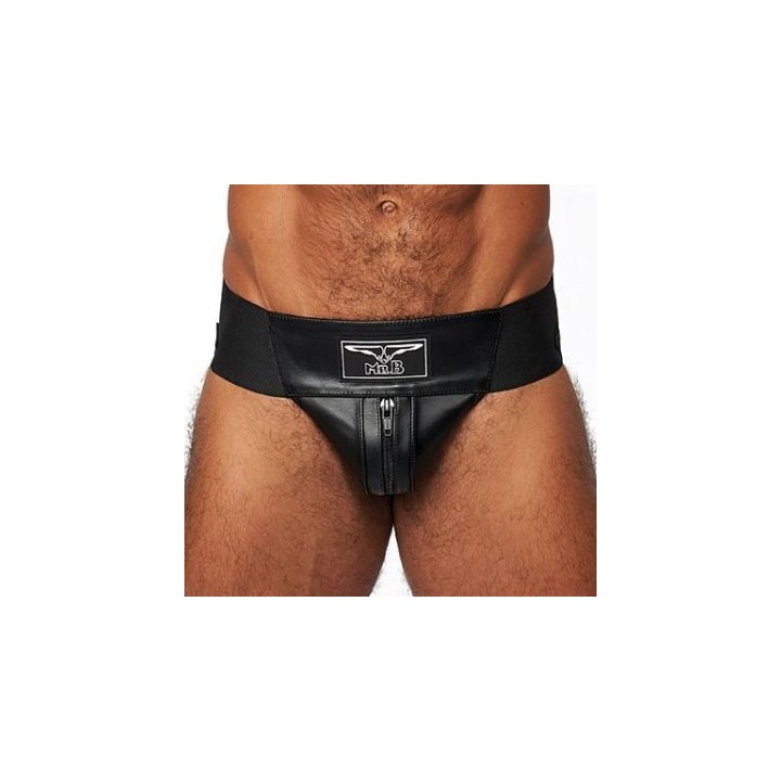 Jockstrap en cuir Mister B Noir