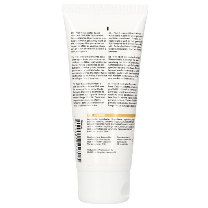Lubrifiant relaxant Fist It Numbing 100mL