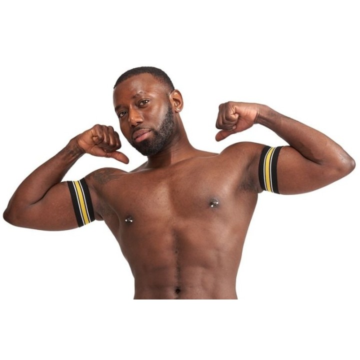 Brassards Biceps Urban Club Jaune x2