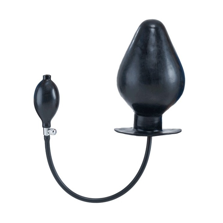 Plug gonflable en latex Vortex XL 20.5 x 12cm