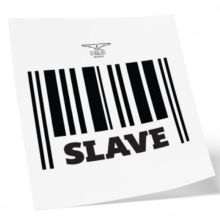 Tatouage éphémère MrB Slave 10 x 10cm