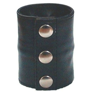 Bracelet de force en cuir Mister B Noir