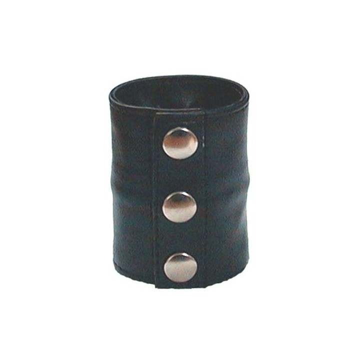 Bracelet de force en cuir Mister B Noir