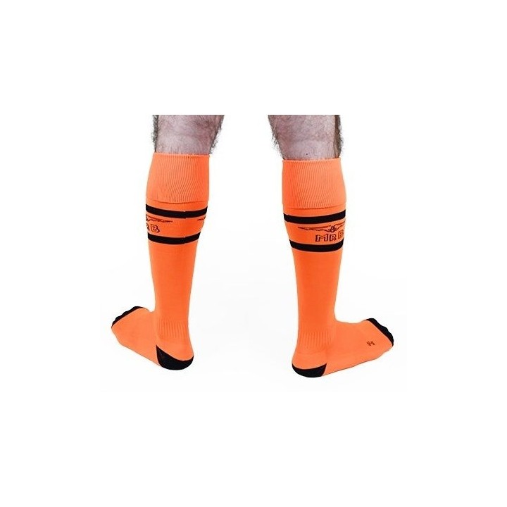 Chaussettes hautes Urban Football Socks Orange Neon