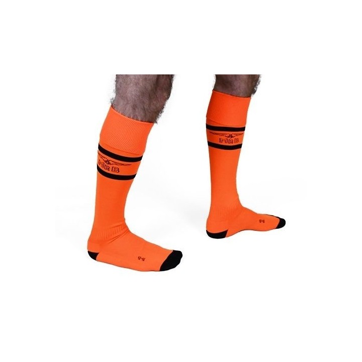 Chaussettes hautes Urban Football Socks Orange Neon