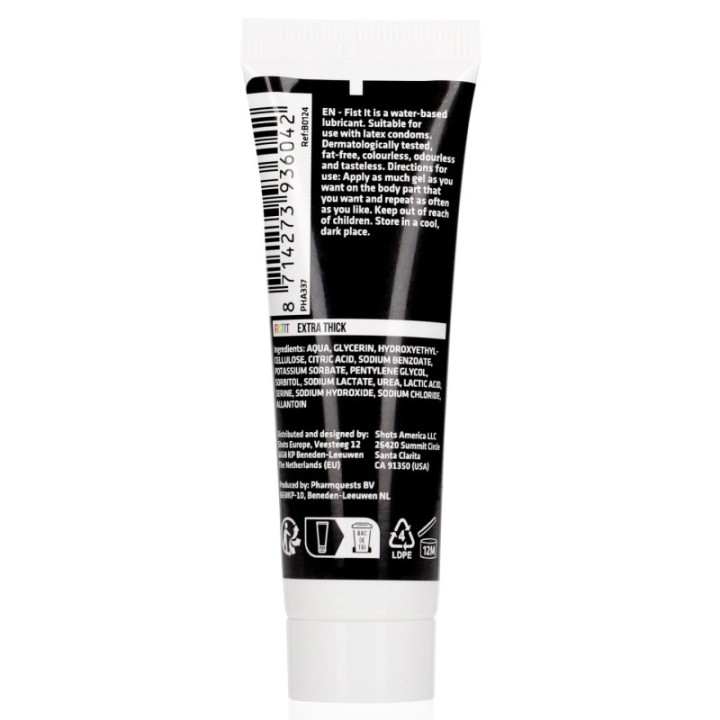 Lubrifiant Eau Fist It Extra Thick Rainbow 25ml
