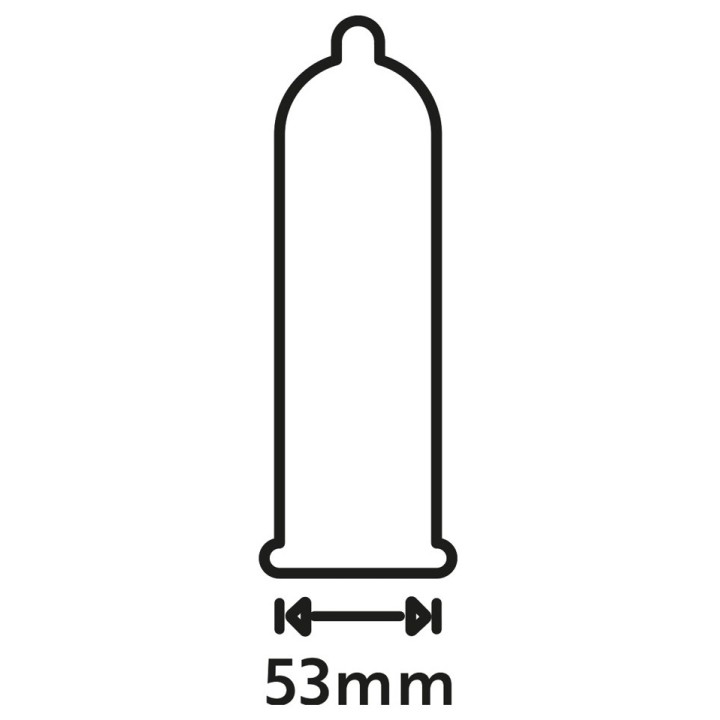 Préservatifs en latex Original 53mm x12