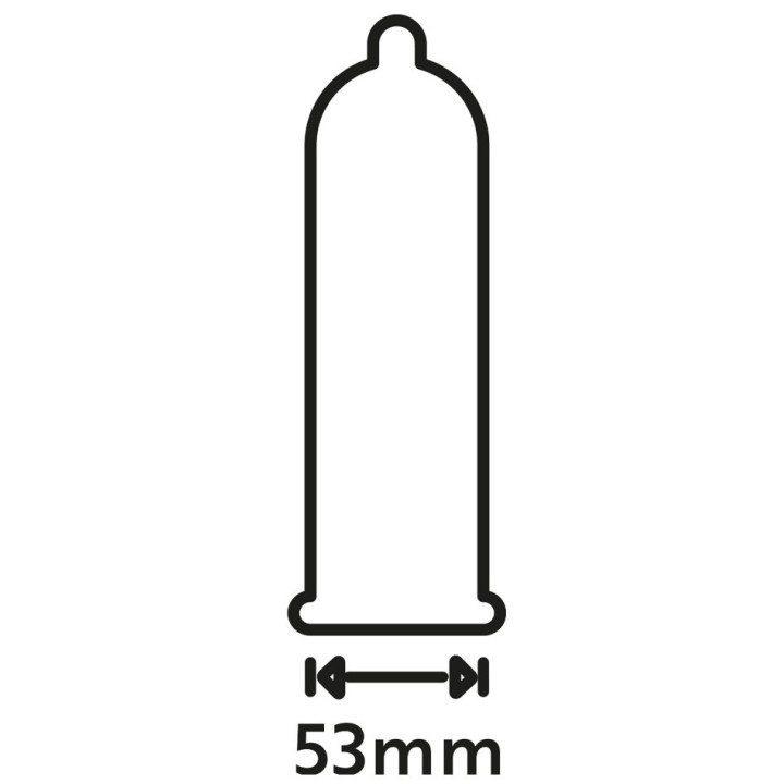 Préservatifs en latex Original 53mm x48