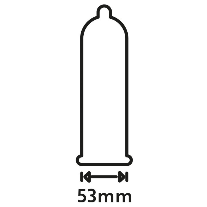 Préservatifs fins Extra Feel 53mm x12