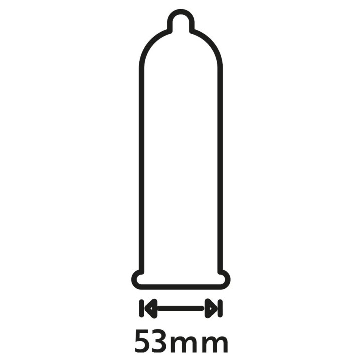 Préservatifs fins Extra Feel 53mm x48