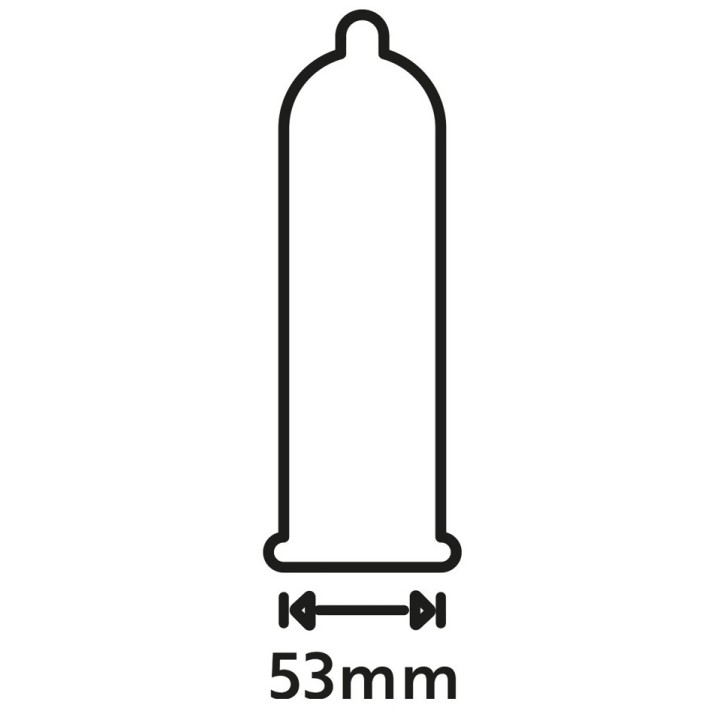 Préservatifs perlés Extra Fun 53mm x12