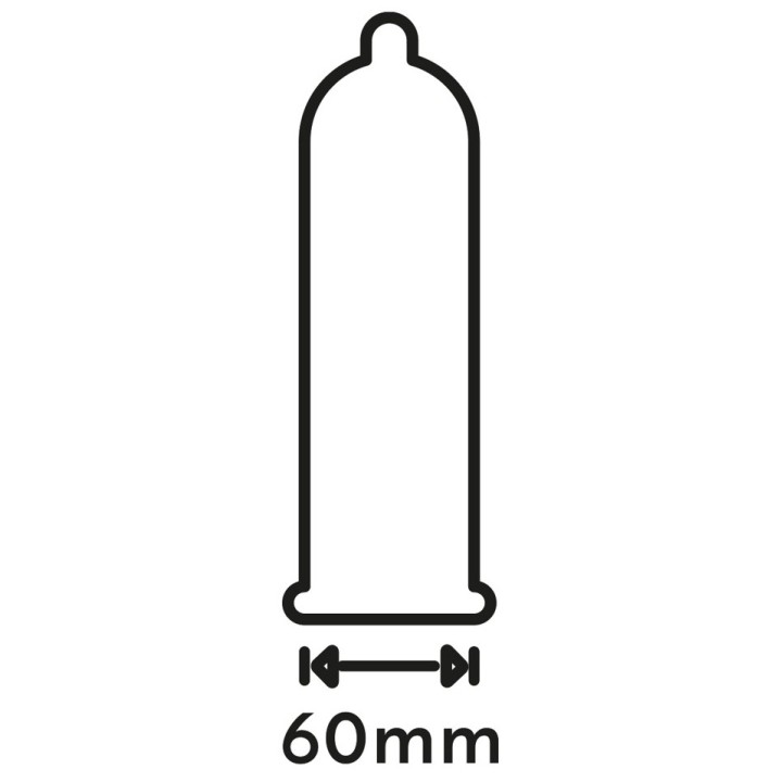 Préservatifs XXL en latex Extra Large 60mm x100