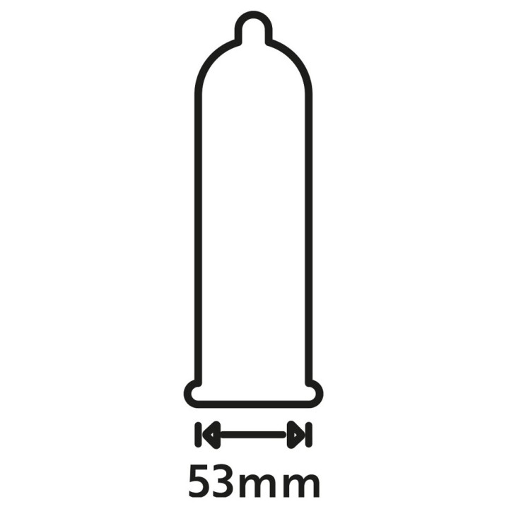 Préservatifs épais en latex Extra Safe 53mm x12