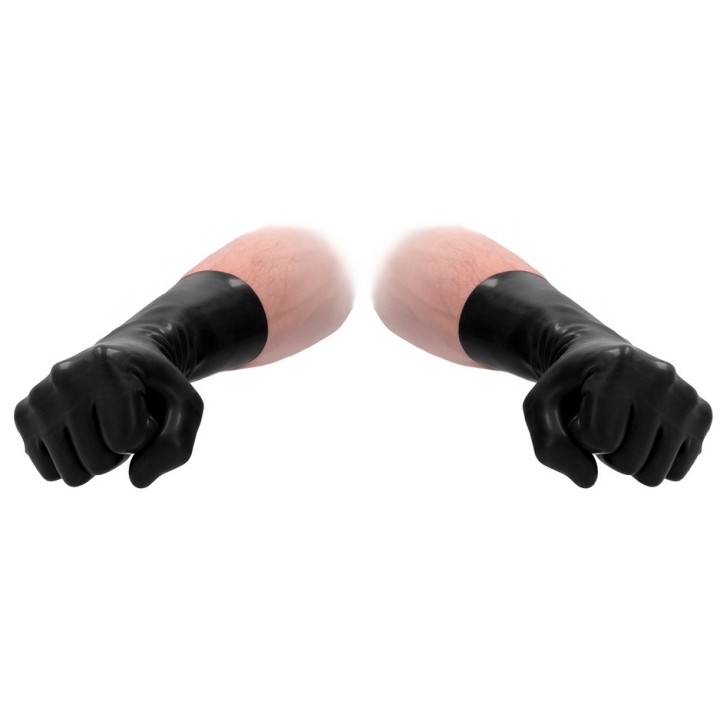 Gants en Latex Fist It Noirs