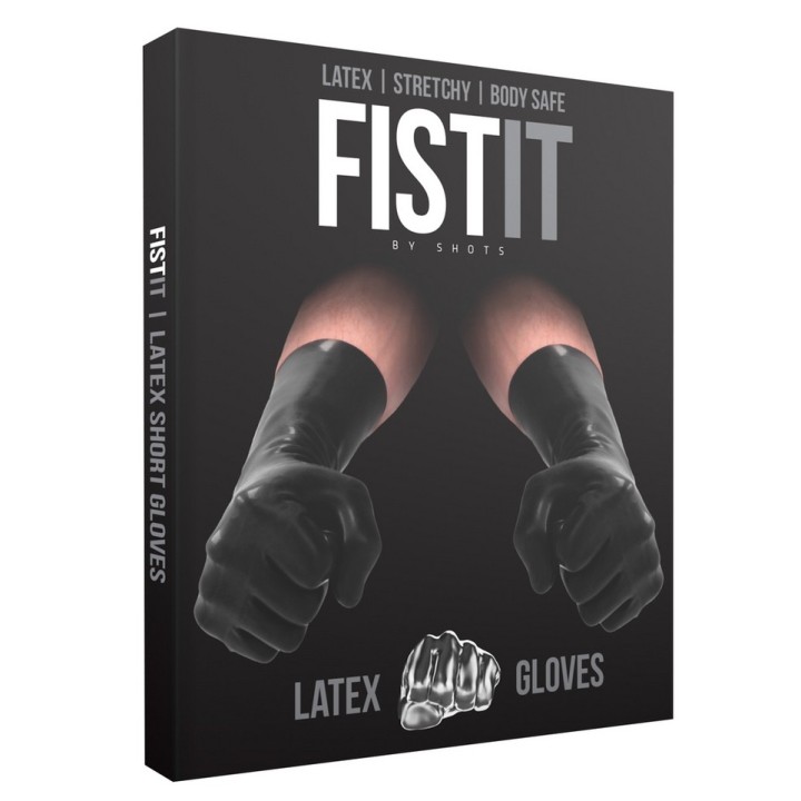Gants en Latex Fist It Noirs