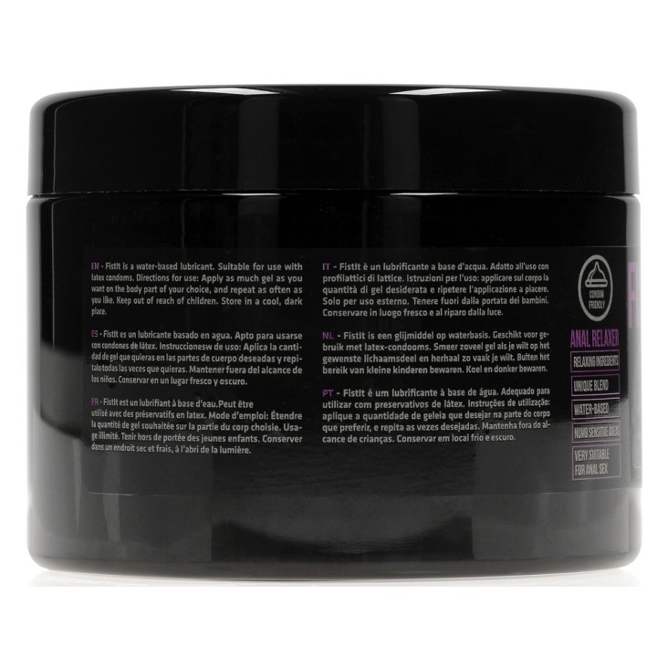 Crème relaxante Anal Relaxer 500 ml - Pot noir