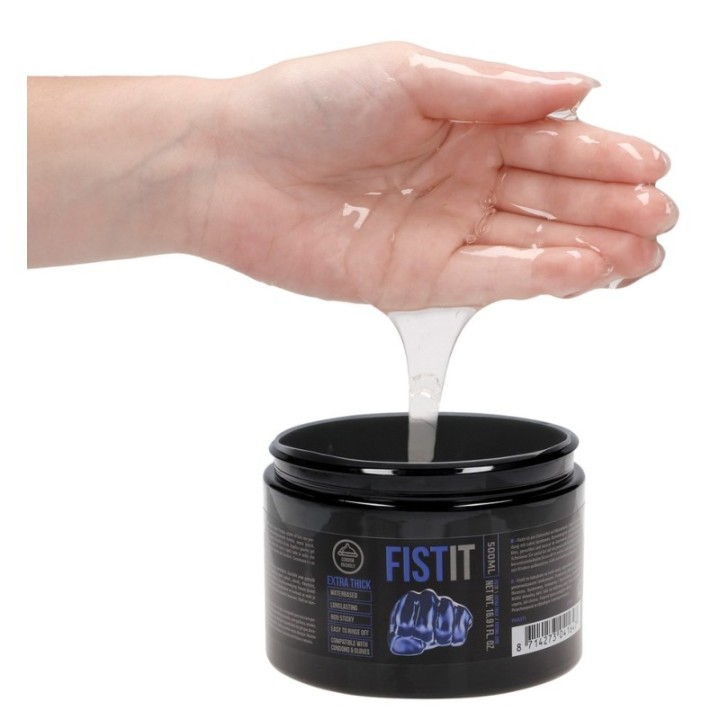 Lubrifiant Eau FIST IT EXTRA THICK 500 ml -Pot noir
