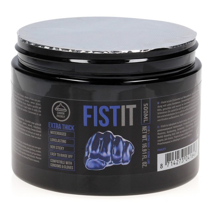 Lubrifiant Eau FIST IT EXTRA THICK 500 ml -Pot noir