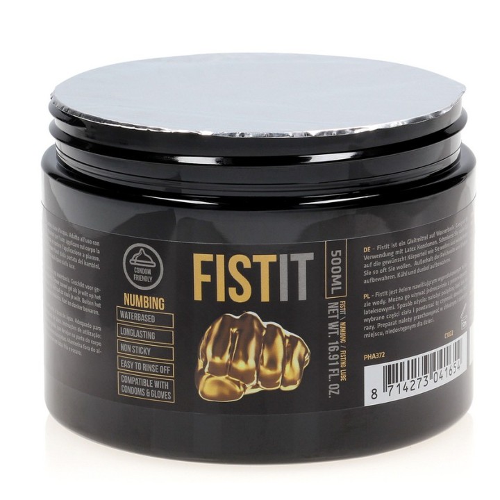 Lubrifiant relaxant Fst it Numbing 500 ml - Pot noir