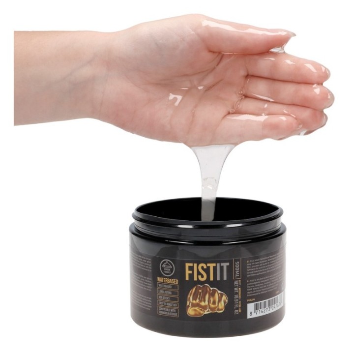 Lubrifiant Eau Fist It 500ml - Pot noir