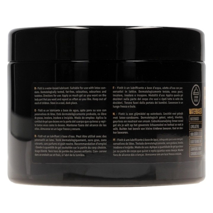 Lubrifiant Eau Fist It 500ml - Pot noir