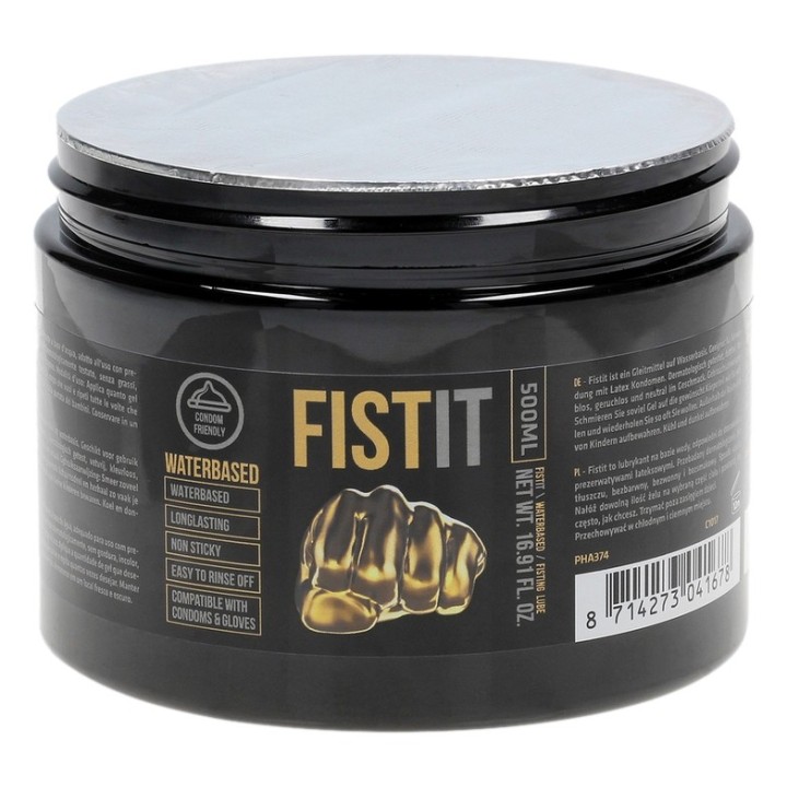 Lubrifiant Eau Fist It 500ml - Pot noir