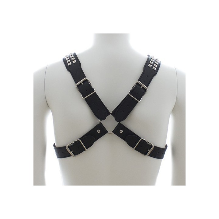 Harnais homme Studs Steel Chest