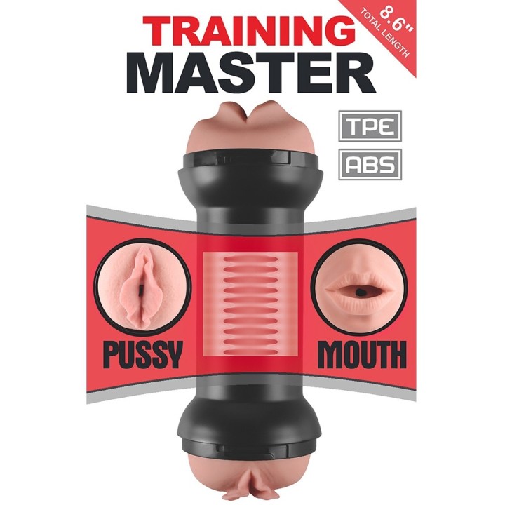 Masturbateur Double Side Vagin - Bouche