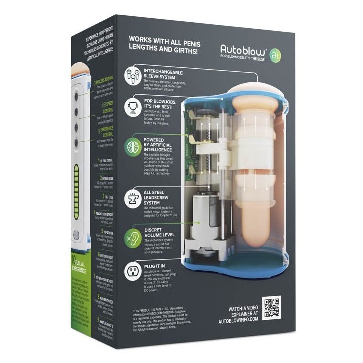 Masturbateur automatique Autoblow AI 10 Xpériences