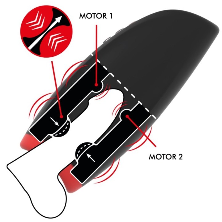 Masturbateur vibrant avec compression Novax