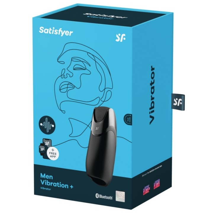Masturbateur connecté MEN VIBRATION + Satisfyer