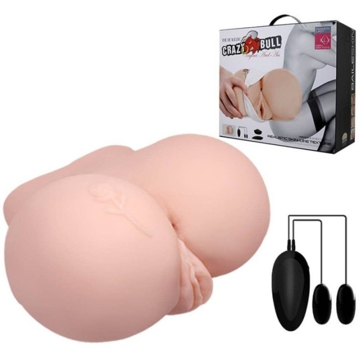 Masturbateur Fessier vibrant Crazy Bull Vagina and Ass