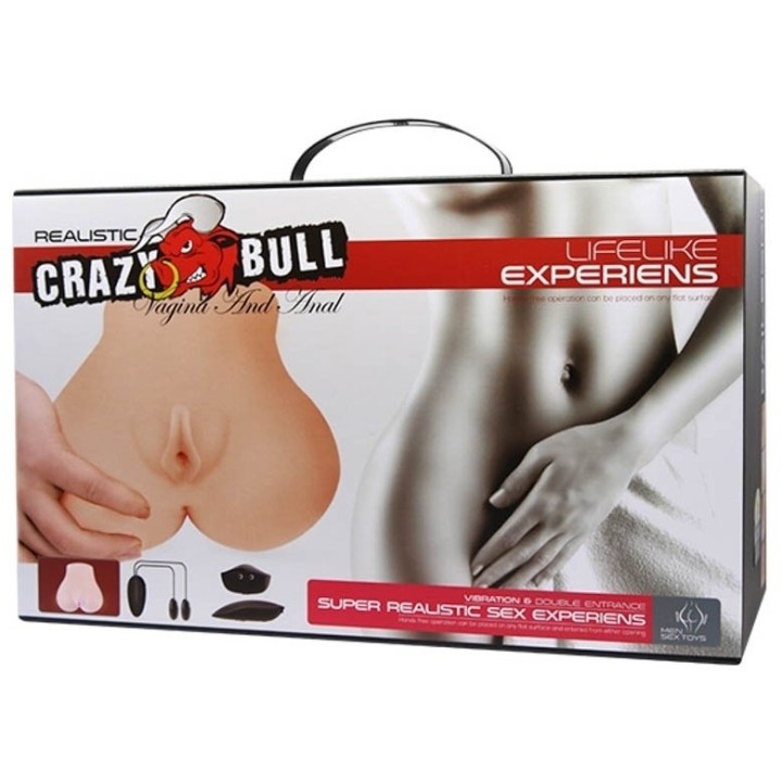 Masturbateur Fessier Vibrant Crazy Bull Duo Vagina