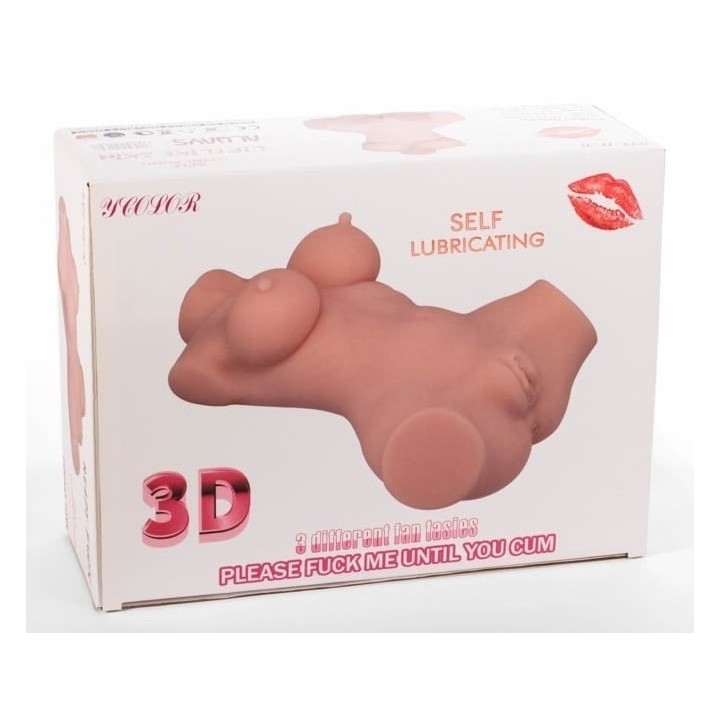 Mastubateur Corps avec Seins Fuck Power Vagin-Anus