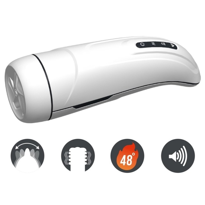 Masturbateur automatique Marissa Pretty Love Licking-Vibration