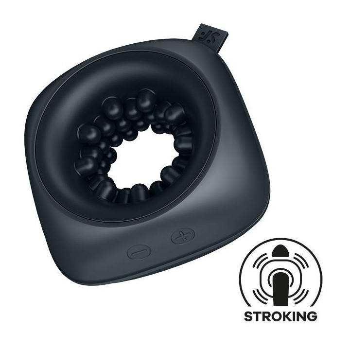 Masturbateur vibrant Ring Stroker Noir