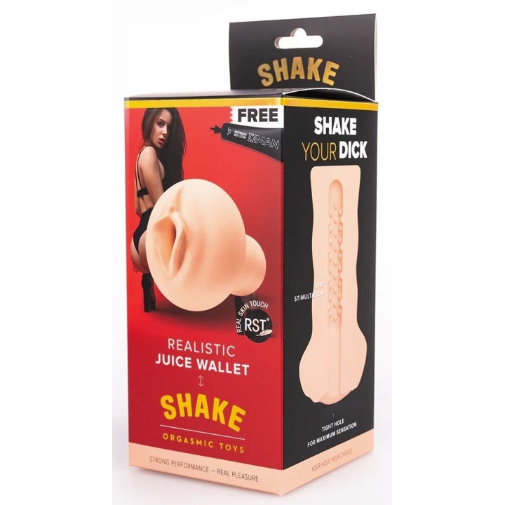 Masturbateur Juice Wallet Shake Vulve
