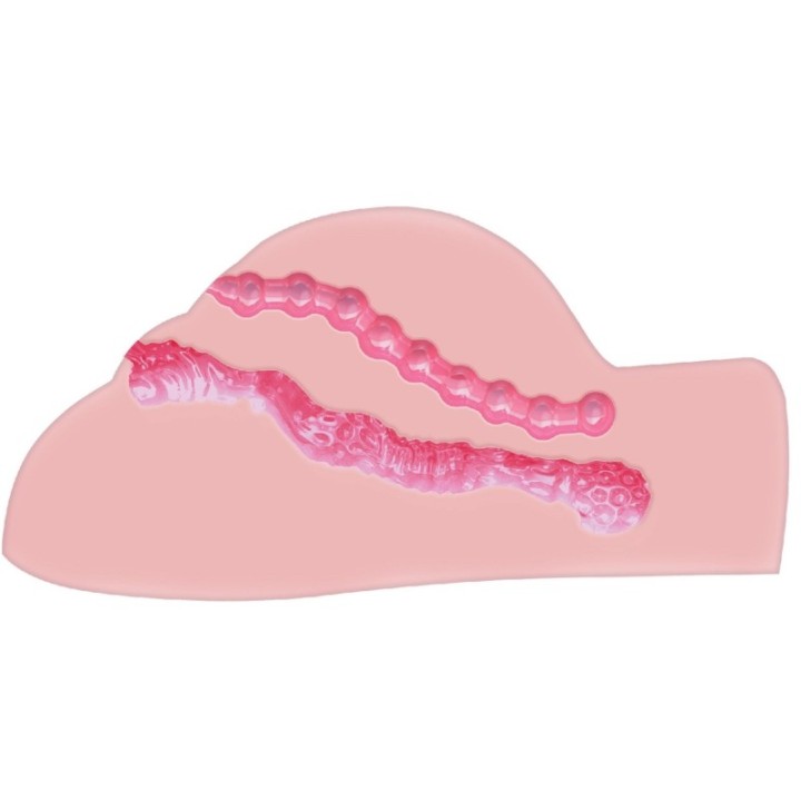 Masturbateur Réaliste Vibrant Wet Pussy 2 Entrées