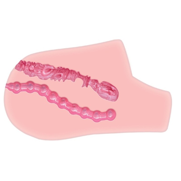 Masturbateur Réaliste Vibrant Nasty Nympho 2 Entrées