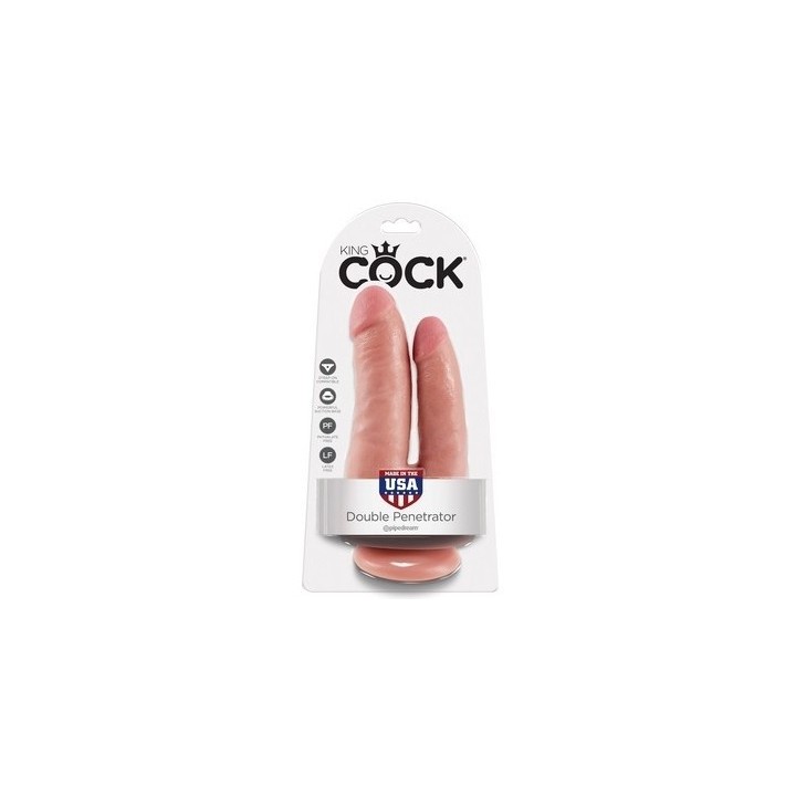 King Cock Double gode Penetrator 14 x 4cm