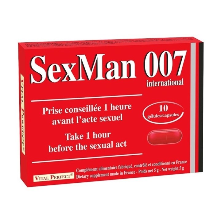 Stimulant SexMan 007 10 gélules