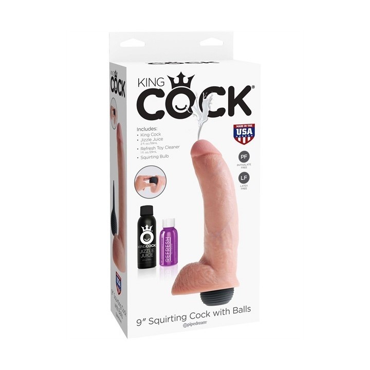 King Cock Gode Squirty 18 x 5 cm