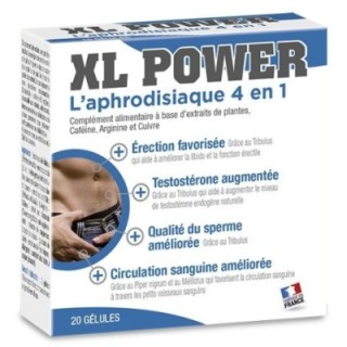 Stimulant Erection XL Power 20 gélules