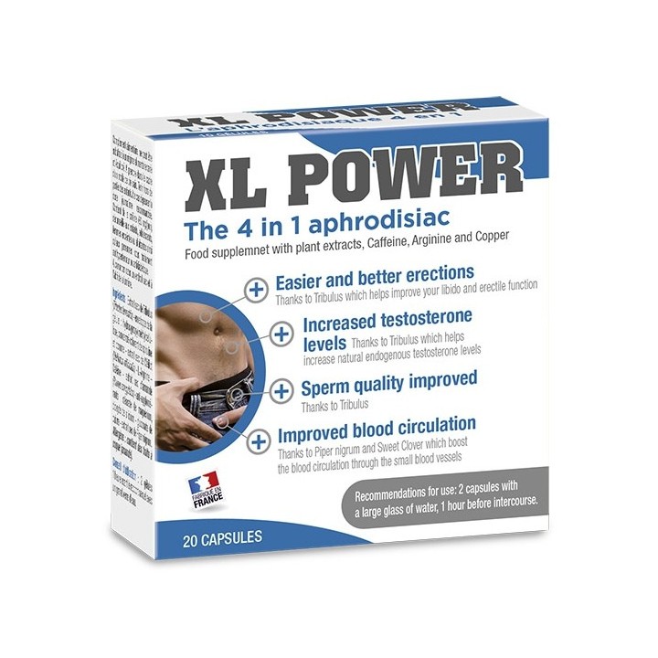 Stimulant Erection XL Power 20 gélules