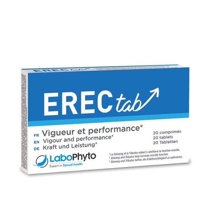 Stimulant d'Erection Erec Tab 20 gélules
